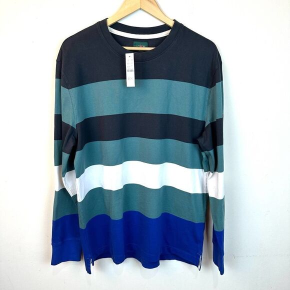 J.CREW Other - J.Crew‎ NWT Stripes Crewneck Rugby Shirt Men’s L